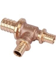 #Тройник REHAU RAUTITAN RX, 50x40х50мм, переходной, бронза, арт.13660061001/14562851001