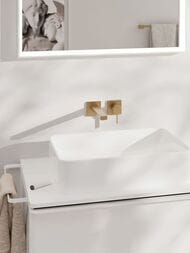 Смеситель Hansgrohe Tecturis E для раковины, встраиваемый, шлифованная бронза 73051140 — изображение 2