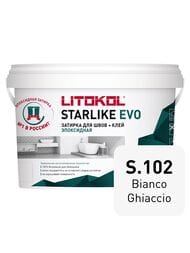 ������� ���������� LITOKOL STARLIKE EVO S.102 BIANCO GHIACCIO �����, 2,5 ��: