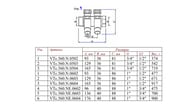 Коллектор VALTEC 1" на 2 подв.с вентилями евроконус 3/4" никель  VTc.560.NE.060502
