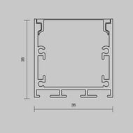 ����������� ������� ���������-��������� Led Strip 35x35, �������, 3 �, ALM-3535BT-S-3M, 633002