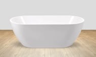 Ванна акриловая BelBagno BB81-1500-W0 1500х750х590 отдельностоящая, без перелива, д/к, белый