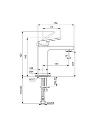 Ideal Standard EXTRA ��������� ��� �������� BD501A5 ���������, �������������, �����