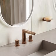 Смеситель WasserKRAFT Paar 8835 для раковины, двухзахватный, розовое золото