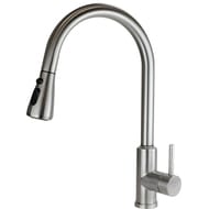 Смеситель для кухни ESKO TSS 519 с touch-сенсором, вытяжным R-изливом, матовый никель