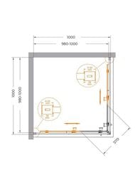 ������� ������ CEZARES RELAX (1000�1000�2000) RELAX-304-A-2-100-C-GM ������ ����������/�������.�����