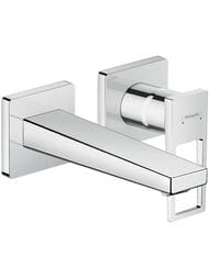 Смеситель Hansgrohe Metropol 74525000 для раковины встраиваемый, излив 165мм, рукоятка-петля, хром — миниатюра 1