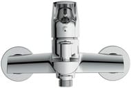 Смеситель для ванны/душа Cersanit FLAVIS 63035 настенный, однорычажный, хром