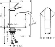  Hansgrohe Vivenis 75022670  , ,  110,  