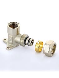 Водорозетка Tiemme 20х3/4"В м/пластик обжим. 1600055(1606N002005) — изображение 4