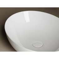 Раковина накладная Ceramicanova Element 520х395х130 овальная, без перелива, белый CN6017