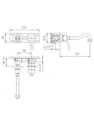 ��������� CEZARES MARGOT-BLS1-03/24-Bi ��� �����������, ������������, ������ 24k/����� �����