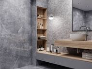 Керамогранитная плитка Staro Oasis Armany Polished (600х600) мрамор, серая (кв.м.)