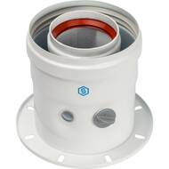 Адаптер для котла вертикал коакс. STOUT DN60/100,совместим с Bosch, Buderus SCA-6010-240100
