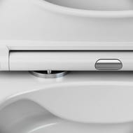 Унитаз подвесной AM.PM Spirit 2.0 FlashClean безободковый, с сиденьем микролифт C701701SC