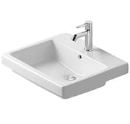 Умывальник встраиваемый сверху DURAVIT VERO 550х465х180 отверстие под смеситель, перелив 0315550000