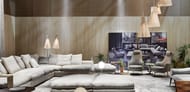 Керамогранитная плитка LAMINAM I Naturali Travertino Grigio V Boc.(1000х3000х5,6)LAMF008705_IT(кв.м)