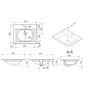 ���������� ������������ ������ AM.PM Spirit 2.0 (610�495) ��������� ��� ��������� M70AWCC0602WG