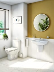Раковина Vitra S20 (460х600х175) с отверстием под смеситель, антибакт. покрытие,белый 5503B003-0001