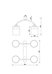 ������ Freya Gretta (������) FR5088PL-04B, IP20,������