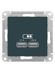 ������� Systeme Electric ATLASDESIGN USB 5� 1 ���� x 2,1� 2 ����� � 1,05� �������� ������� ATN000833