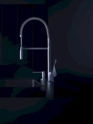 Смеситель Axor Citterio 39840 Semi Pro для кухни однозахватный,вытяжной поворотный излив 270 мм,хром — изображение 6
