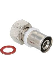 Пресс соединитель с накид. гайкой VALTEC 16х1/2"В, VTm.222.N.001604