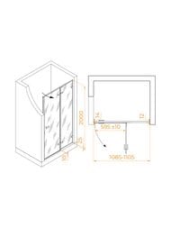 ������� ����� RGW Stilvoll SV-004B (1100�2000) ���������, ������ 8�� ����������/������ 353200411-14