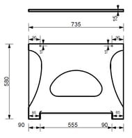 ����� �������� ��� ����� Estet ������ 150�/160�/170� 700�� ��� �����, ����: ����� ��-00004725