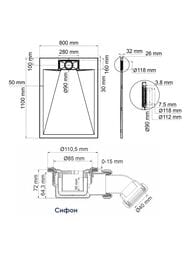 ������� ������ WasserKRAFT Main 1100�800�26 �������������, ��������, �����, ����� ������� 41T14