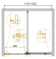   CEZARES STREAM (1175-1225x1950) BF-1-120-C-Cr  ,  