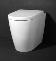 Унитаз приставной BelBagno Marino (355х520х420) безободковый, горизонтальный выпуск, белый BB105CBR