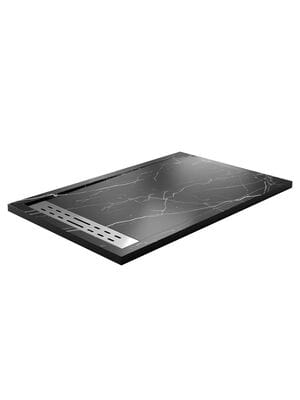 Душевой поддон WasserKRAFT Neime 1400х900х40 прямоугольник, искусственный камень, черный 19T36