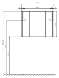   AQUATON  100 1A237202BV010 1000x150x810 3 ,  