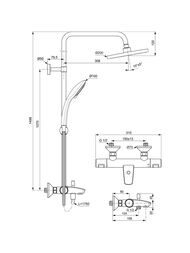 Ideal Standard CERATHERM T25 ������� ������� A7590AA ��������� ��� ����, ���� ���/�����,����