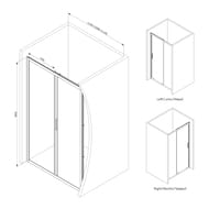 ������� ����� AM.PM Gem Solo (110�195) ������ ������������/������� ������� ���� W90G-110-1-195MG