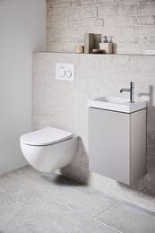 Унитаз подвесной Geberit Acanto (350х510х335) безободковый, 4,5/6л 500.600.01.2