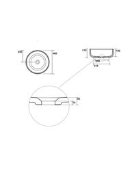 �������� ��������� Kerasan Ciotola 460�460�170 ��� ����.��� ���������,��� ��������,������ ���.430231