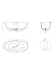 ����� ��������������� Salini GRECA (1790�790�610) ���.������, S-Stone, ������ ������� 103121MF