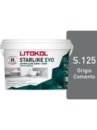 ������� ���������� LITOKOL STARLIKE EVO S.125 GRIGIO CEMENTO, 1 ��