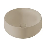 Раковина накладная Kerasan F10 430х430х160 без отверстия под смеситель, орех матовый 460481