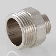 Ниппель VALTEC  3/4"х1/2" латунь никелированная VTr.580.N.0504