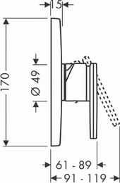    Axor Citterio 39655000 , ,  , : 