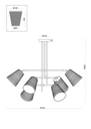 ������ Freya Terra (���� �����) FR5260PL-06BS, IP20,������