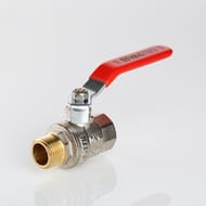 Кран шаровый 1"ВН VALTEC BASE красная ручка VT.215.N.06