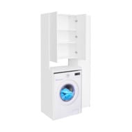 Шкаф-колонна AQUATON Лондри 1A260603LH010 312х380х1950 узкий, напольный, 1 дверца, белый глянец