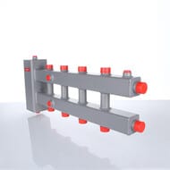 Гидроразделитель VALTEC с коллектором, 5 контуров, до 70 кВт, VTc.100.SH.070605