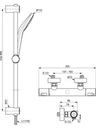    Ideal Standard CERATHERM T50 A7218AA ,  ,  900