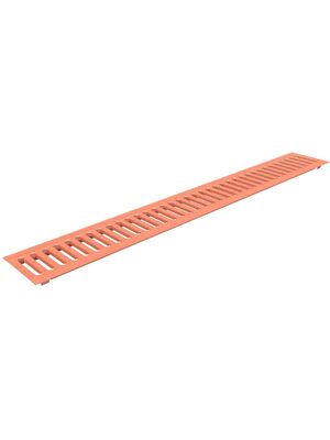 Решетка водоприемная штампованная Gidrolica медная к лоткам DN 100 (1000х136х20) арт.502