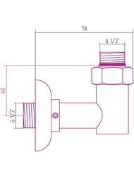 Комплект для ПС СТИЛЬЕ, G1/2"НРхG1/2"НР/2 шт, 03003-1212 — изображение 2